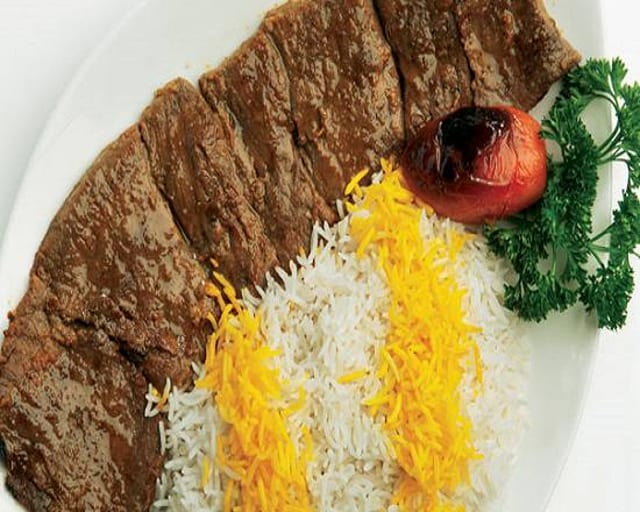 Beef Barg Kabob.