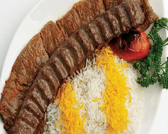 Beef Sultani Kabob.